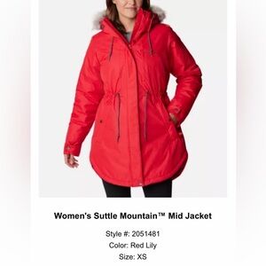 Columbia Suttle Mountain™ Women's Mid Jacket - Size XS (Discontinued color!)